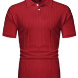 Gianni - polo casual lato z guzikami