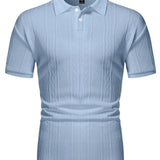 Gianni - polo casual lato z guzikami