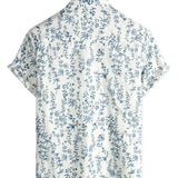 Letnia Koszula Bawełniana z Krótkim Rękawem dla Mężczyzn