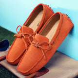 Casual Suede Letnie Mokasyny