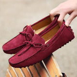 Casual Suede Letnie Mokasyny