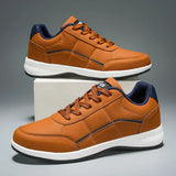 Stylowe Skórzane Sneakersy
