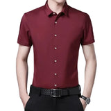 Koszula Krótki Rękaw Business Casual