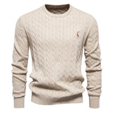 Falkner Strikkemoderne Herrepullover