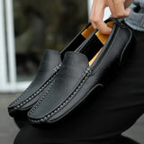 Vintage Skórzane Loafers