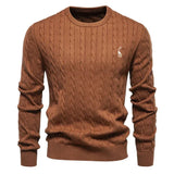 Falkner Strikkemoderne Herrepullover