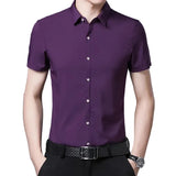 Koszula Krótki Rękaw Business Casual
