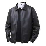 Elegancka Skórzana Kurtka Bomber