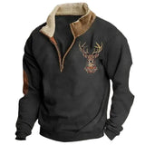 Sweter Silvio Vintage z zamkiem